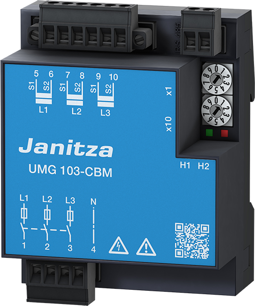 Janitza Electronic Universalmessgerät L-N:80-240VAC UMG 103-CBM