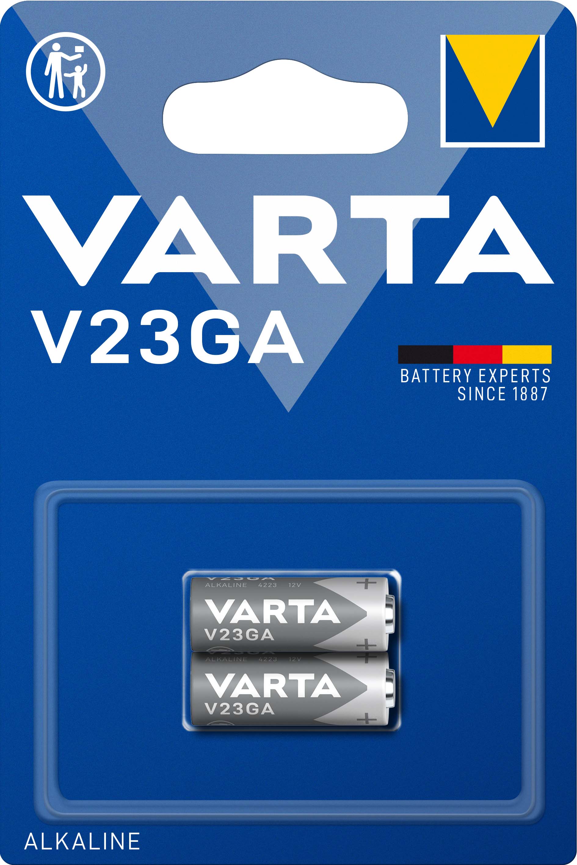 Varta Cons.Varta Batterie Electronics 12V/50mAh/Al-Mn V 23 GA Bli.2