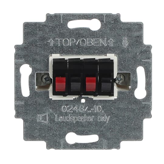 Busch-Jaeger Lautsprecher-Anschlussdose 2fach, schwarz 0248/05-101