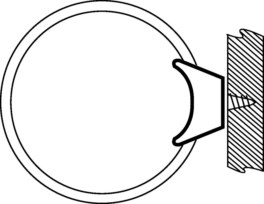 100 STK HellermannTyton Befestigungssockel LKC-N66-BK-C1
