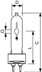 Signify Lampen Entladungslampe G12 CDM-T Elite 100W/930