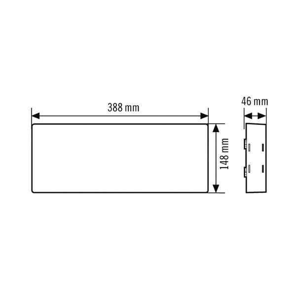 ESYLUX Notleuchte AP+Wandmont.3h 24m SLXELLED #EN10077241