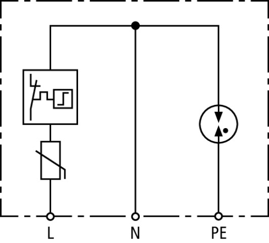 DEHN Überspannungs-Ableiter Typ 2 DEHNcord DCOR L 2P 275