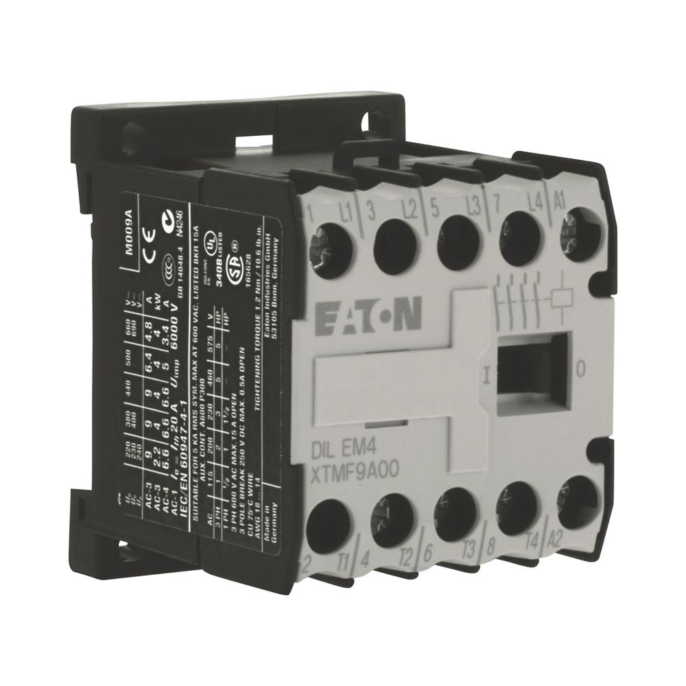 Eaton (Moeller) Leistungsschütz AC3/400V:4kW 4p DC DILEM4-G(24VDC)