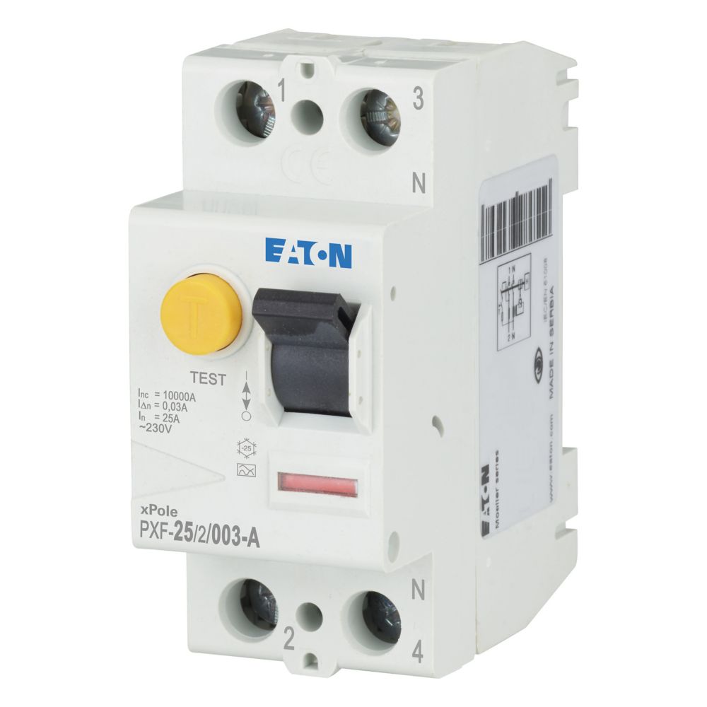 Eaton (Installation) FI-Schutzschalter 25A 2p, 30mA PXF-25/2/003-A