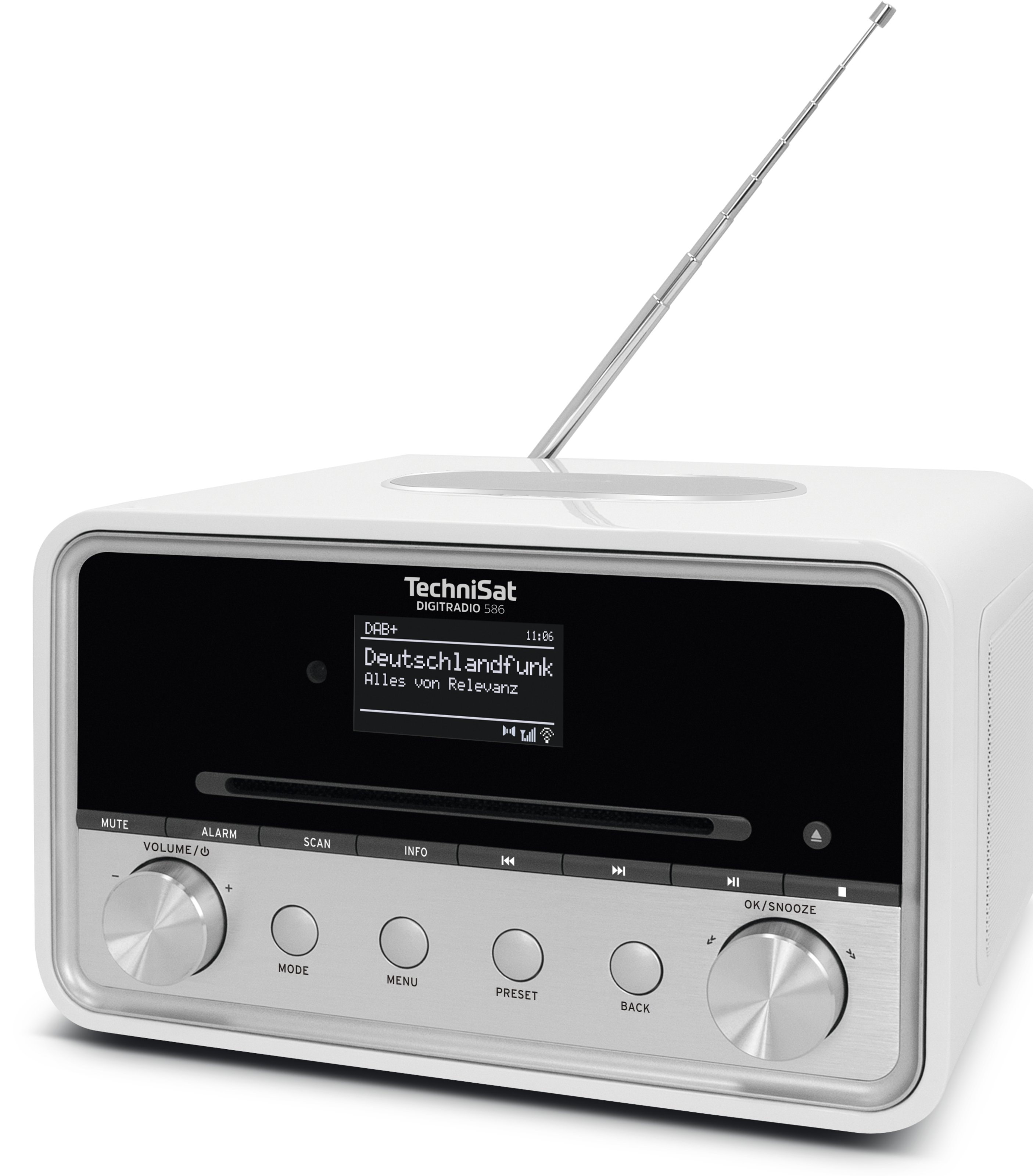 TechniSat DAB+Digitalradio DIGITRADio586 ws/si