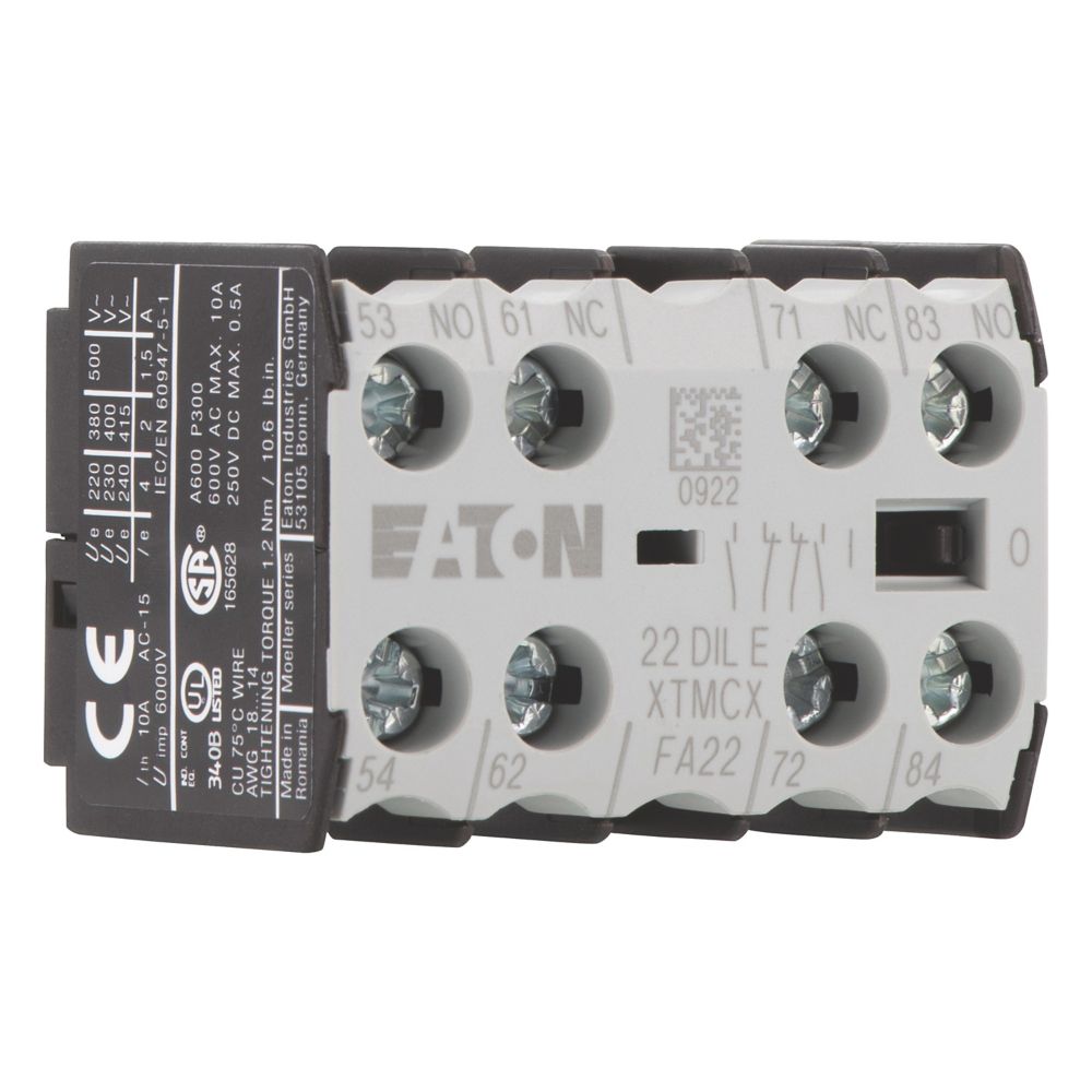 Eaton (Moeller) Hilfsschalterbaustein 2S+2Ö,Zentral-Aufbau 22DILE Eaton (Moeller) Hilfsschalterbaustein 2S+2Ö,Zentral-Aufbau 22DILE