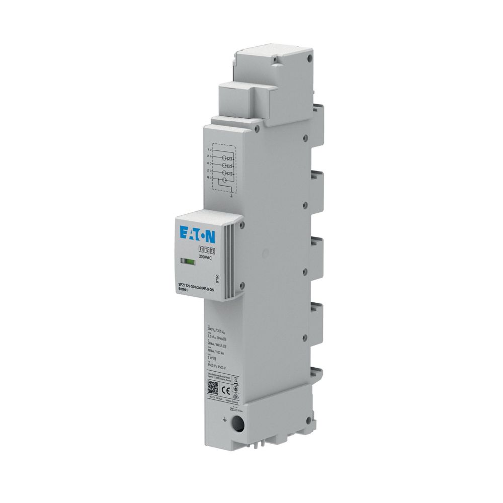 Eaton (Installation) Überspannungsableiter f.40mm Sammelschiene SPZT123-300/3+NPESOS