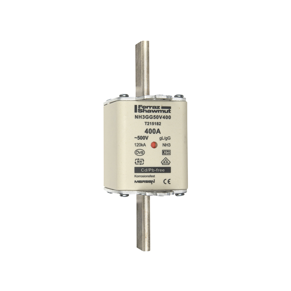 Mersen NH-Sicherungseinsatz SF Gr.3 gG 400A/500V KM NH3GG50V400