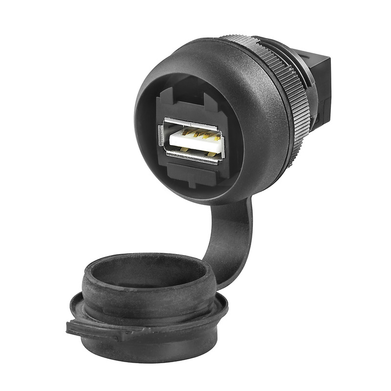 Weidmüller USB-Kupplung schwarz IE-FCM-USB-A