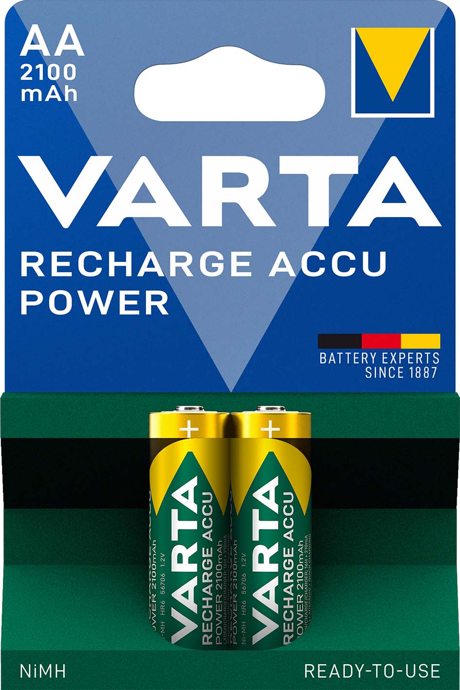 Varta Cons.Varta Recharge Accu Power AA 1,2V/2100mAh/NiMH 56706 (VE2)