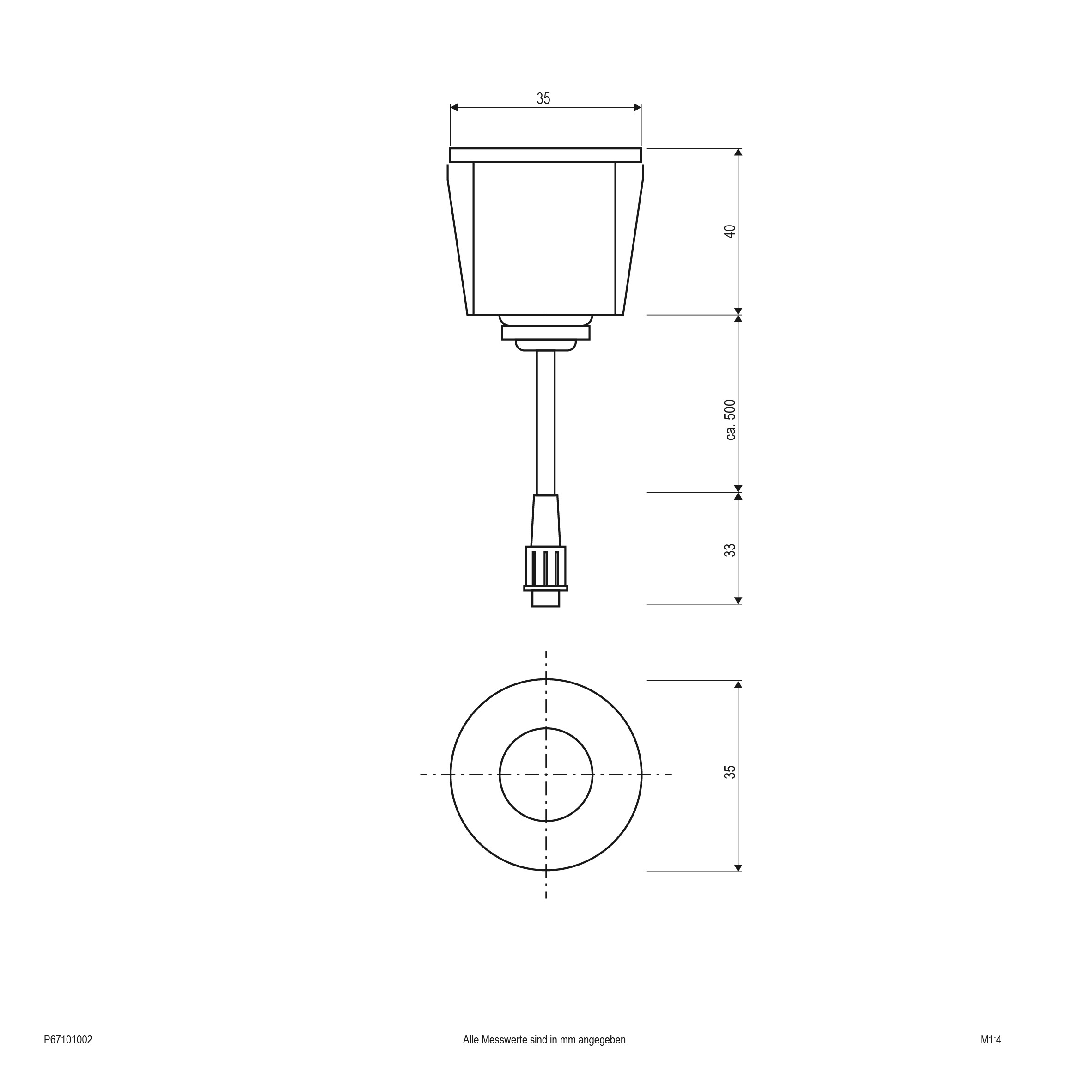 EVN Lichttechnik LED-Einbauleuchte 12VDC 1W ww P67 101002