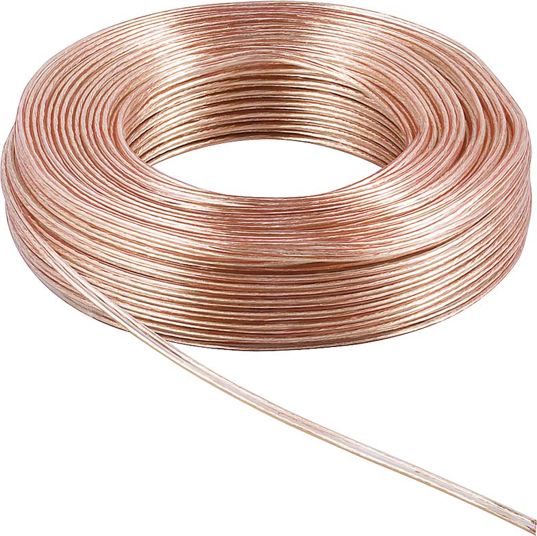 Wentronic Lautsprecherkabel 10m 2x4qmm,transp. 67726