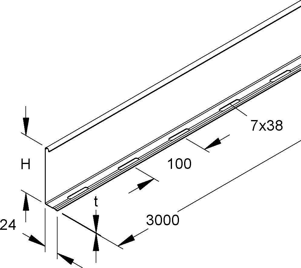 3 M Niedax Trennsteg RW 110
