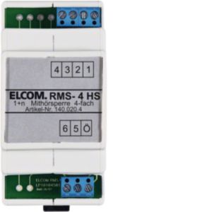 Elcom Mithörsperre für 4 Teilnehmer RMS-4 HS