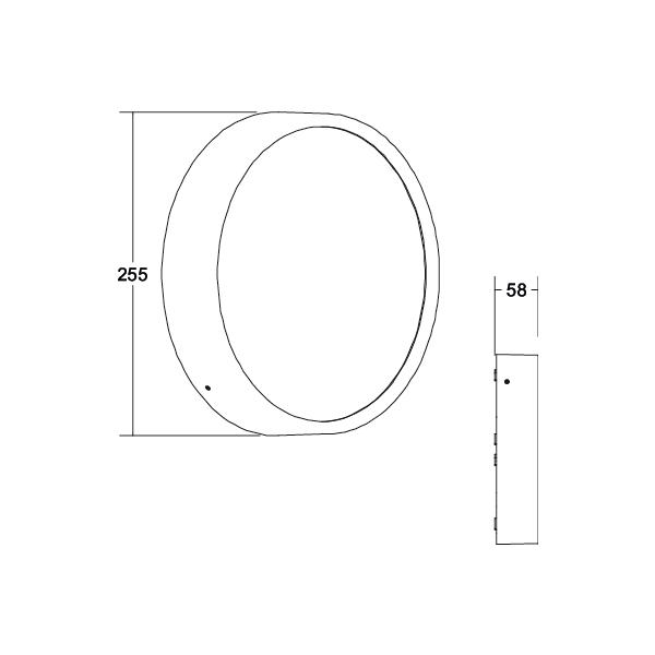 Brumberg Leuchten LED-Wandanbauleuchte 3000K/4000K/5700K 10036183