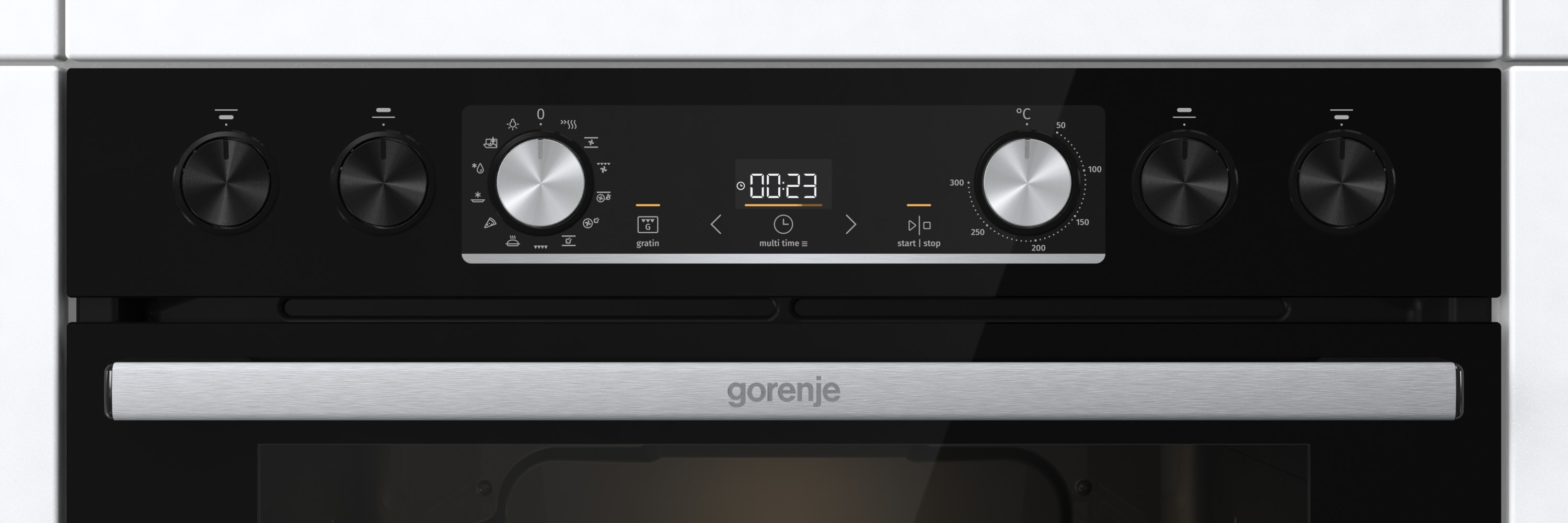 Hisense Gorenje DA EB-Herdset-Hi-Light Black Set4 Heissluft BCX6737E05BG+ECD634X