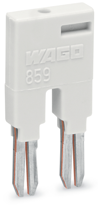 25 STK WAGO GmbH & Co. KG Kammbrücker 2fach grau 859-402