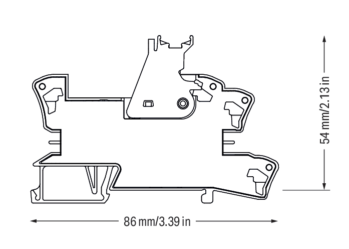 WAGO GmbH & Co. KG Stecksockel m.Relais 1W,DC24V 788-354