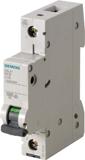 Siemens Dig.Industr. Leitungsschutzschalter 230V,10KA,1p.,B,6A 5SL4106-6