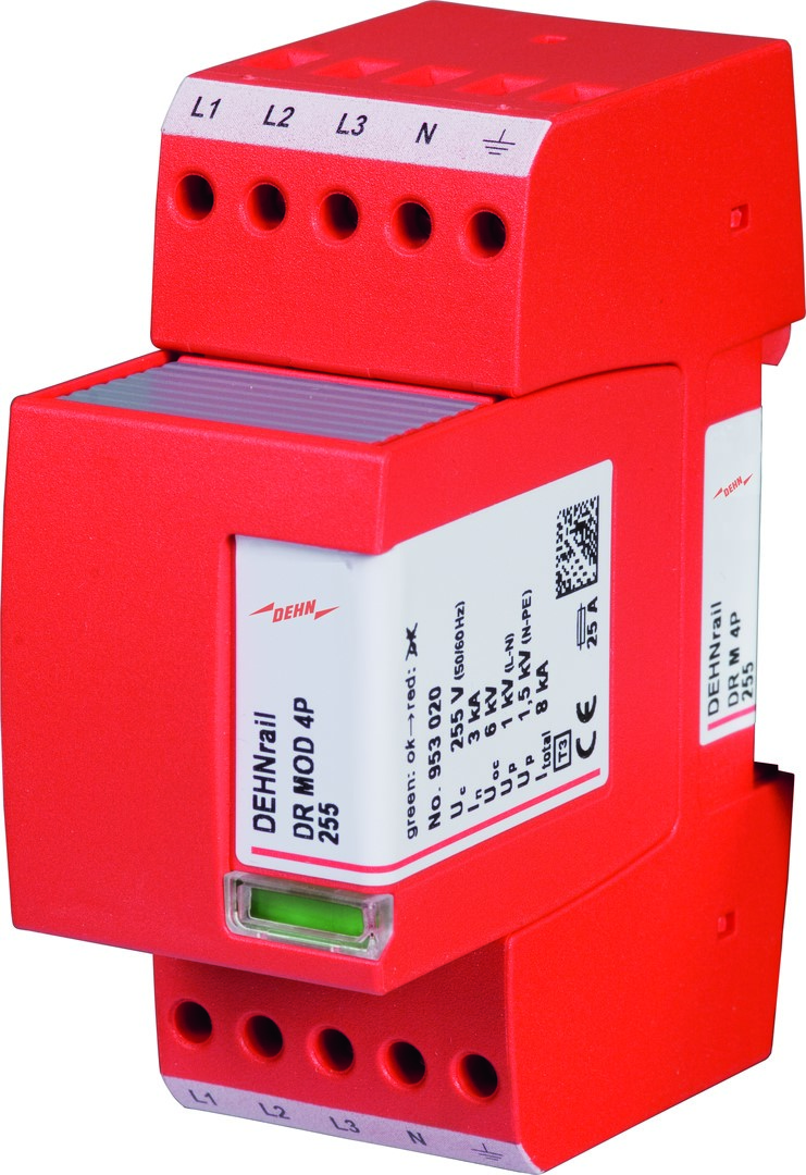 DEHN ÜS-Ableiter DEHNrail DR M 4P 255