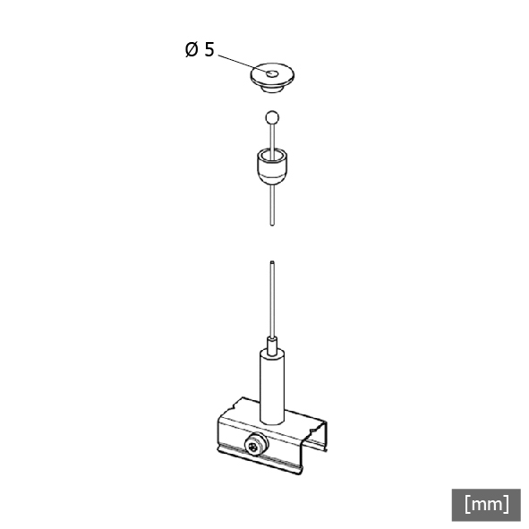 LTS Licht&Leuchten Abhängeset 1500mm ST-A S/9000KIT4/1500