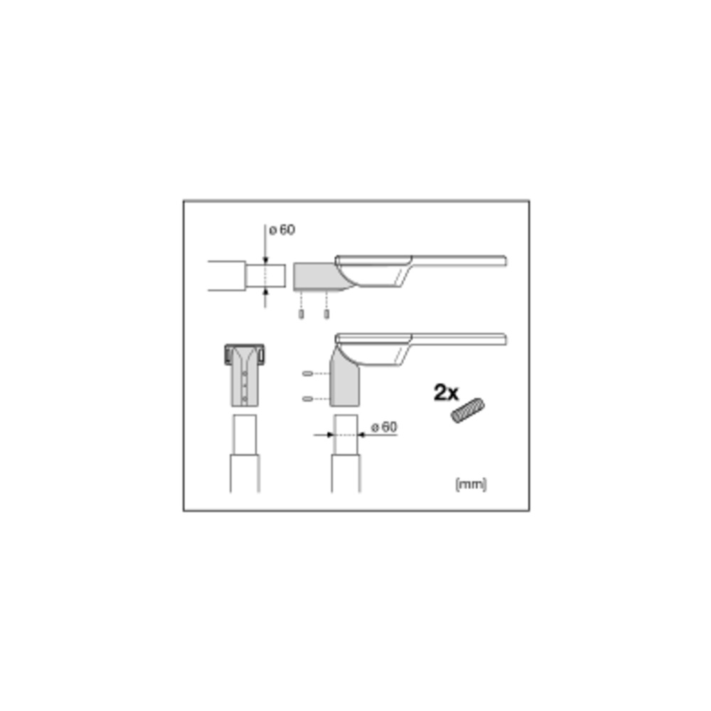 Ledvance LED-Mastleuchte 730, Z48-60 SLFL.SMP36W730RV25ST