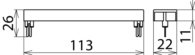 DEHN Erdungsrahmen f. ÜS-Ableiter EF 10 DRL