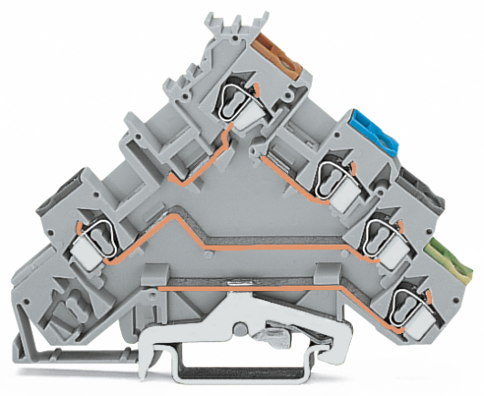 WAGO GmbH & Co. KG Initiatorenklemme 0,08-2,5mmq grau 280-570