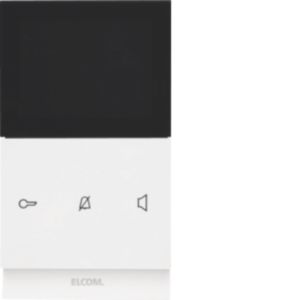 Elcom Innenstation-Video eckig2Dpolarws glänz REK621Y