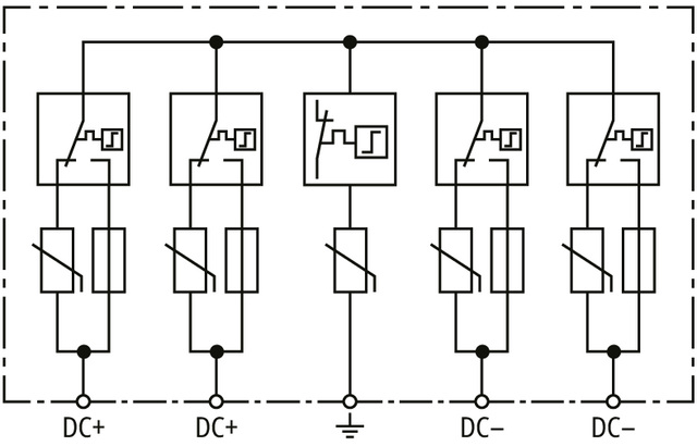 DEHN Überspannungs-Ableiter Typ 2 DEHNcube DCU YPV SCI 1000 2M