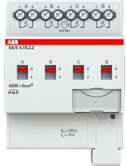 ABB Stotz S&J Schaltaktor 4fach, 16A, REG SA/S4.16.2.2
