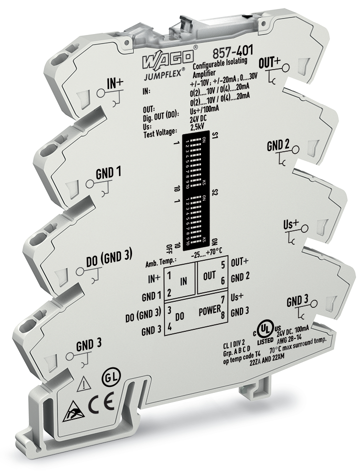 WAGO GmbH & Co. KG Trennverstärker konfigurierbar 857-401