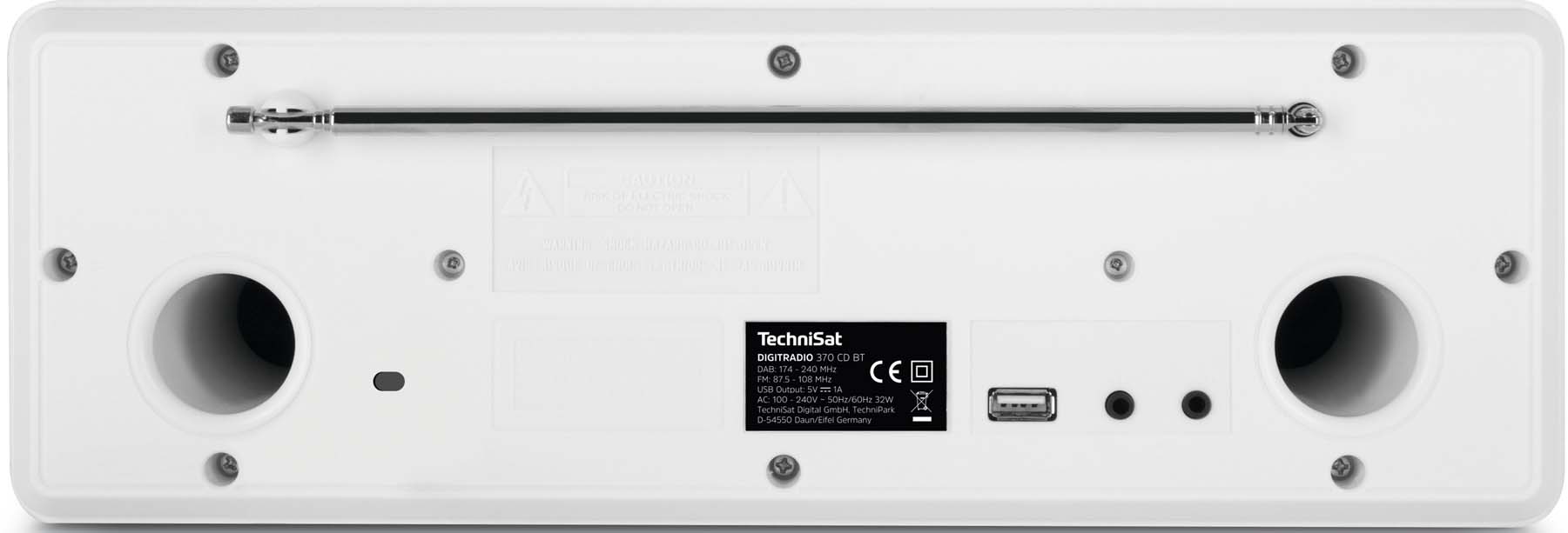 TechniSat DAB+Digitalradio UKW,CD,BT,Streaming DIGITRADIO370CDBT ws