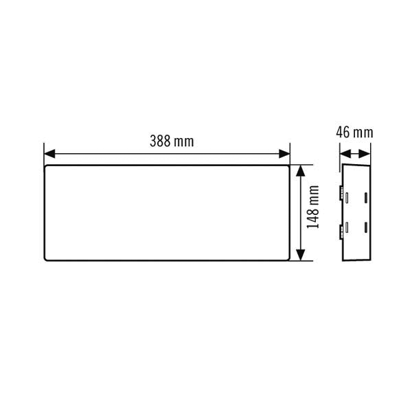 ESYLUX ESYLUX Notleuchte Deckenaufbau 3h ELX EL LED 3h IR SM