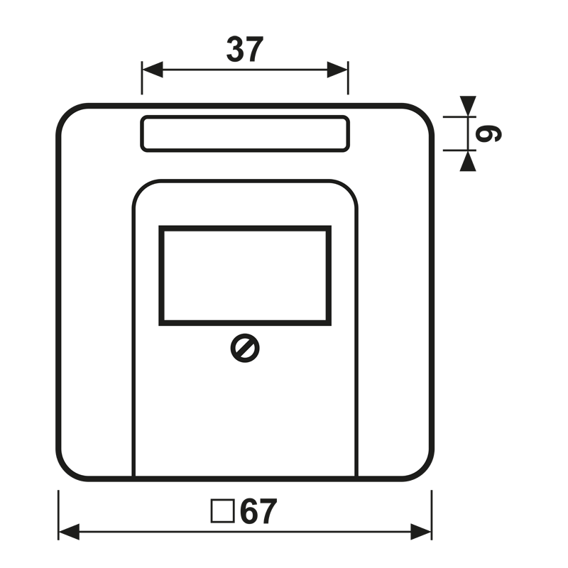 Jung Abdeckung Schriftfeld aws für TAE-Dose CD 569 TNA WW Jung Abdeckung Schriftfeld aws für TAE-Dose CD 569 TNA WW