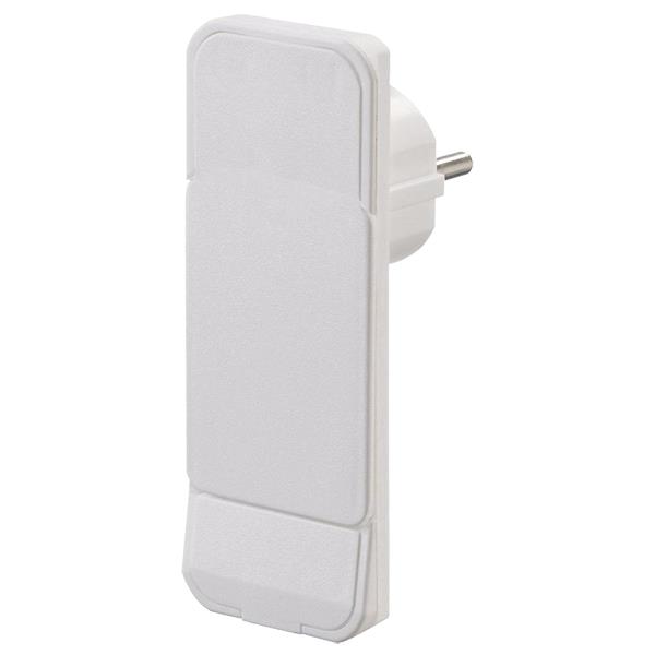 Bachmann Schutzkont.-Flachstecker ws, ohne Ltg 933.009