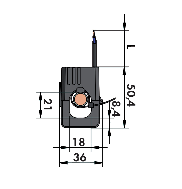 WAGO GmbH & Co. KG Kabelumbau-Stromwandler 100A/1A 0,2 855-3001/100-003