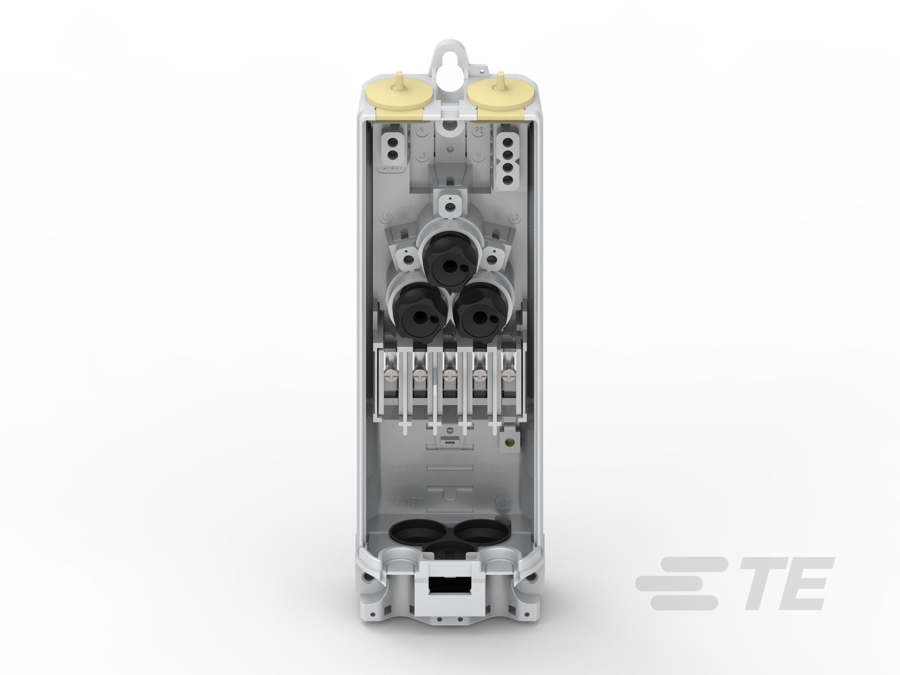 Krüger-Werke GmbH Übergangs/Sicherungskasten 3xE14-L1,L2,L3 N,PE EKM 2050/89200