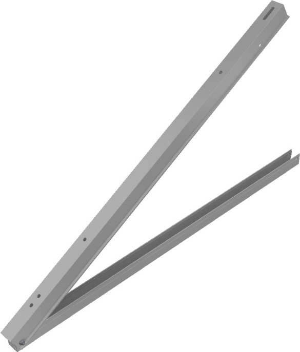 Schletter Solar Flachdachstütze Light 1,3m Trägerset 150002-130