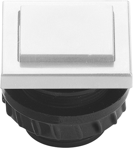 Grothe Klingeltaster 13,5x16mm Knopf ws, Hülse ws PROTACT 680 KS