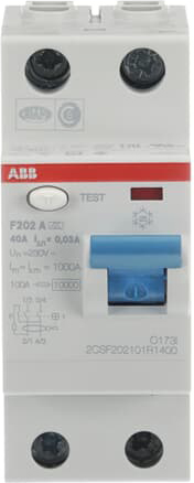 ABB Stotz S&J FI-Schutzschalter pro M Compact F202A-40/0,03