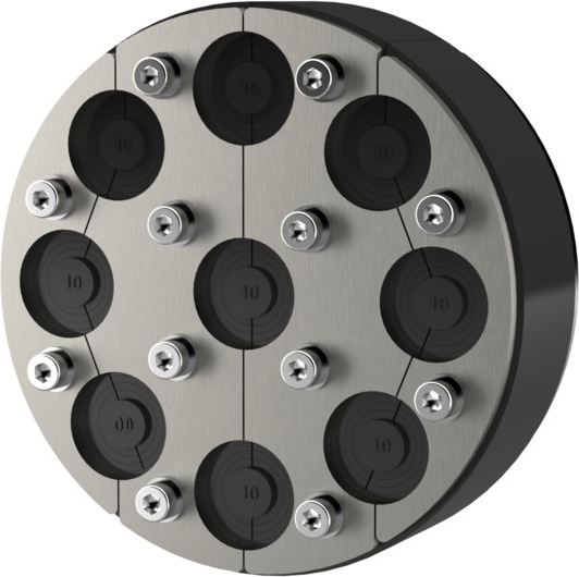 Hauff Ringraumdichtung f. 9 Kabel D=6-25mm HRD150-SG-9/6-25