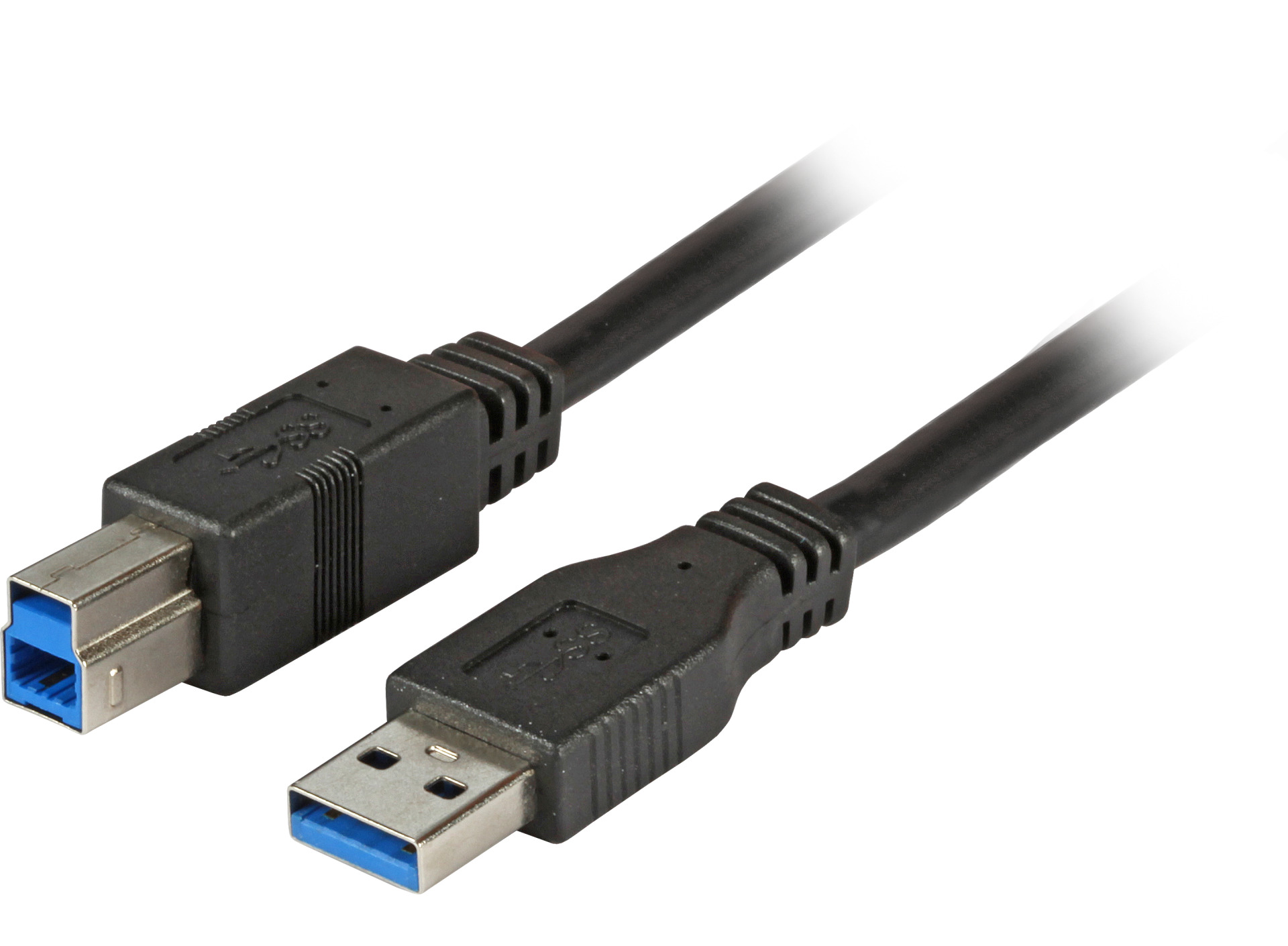 EFB-Elektronik USB-Verbindungskabel A-B 3,0m USB 3.0 schwarz K5236.3