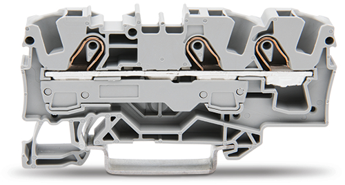 WAGO GmbH & Co. KG Durchgangsklemme 0,5-6/10qmm grau, 3L 2006-1301