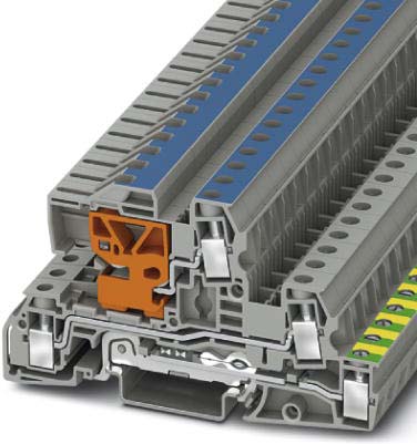 Phoenix Contact Installations-SL-Kl. 0,2-10qmm, grau UTI 6-PE/L/NT Phoenix Contact Installations-SL-Kl. 0,2-10qmm, grau UTI 6-PE/L/NT