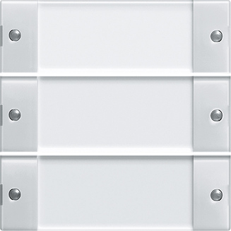 Gira Wippenset 3-fach rws/gl 213303