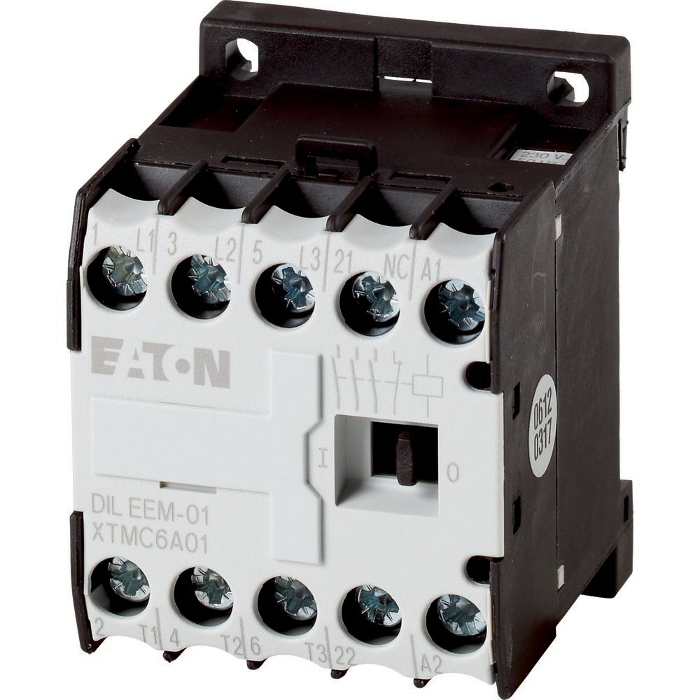 Eaton (Moeller) Leistungsschütz AC-3/400V:3kW 3p DILEEM-01(230V50Hz)