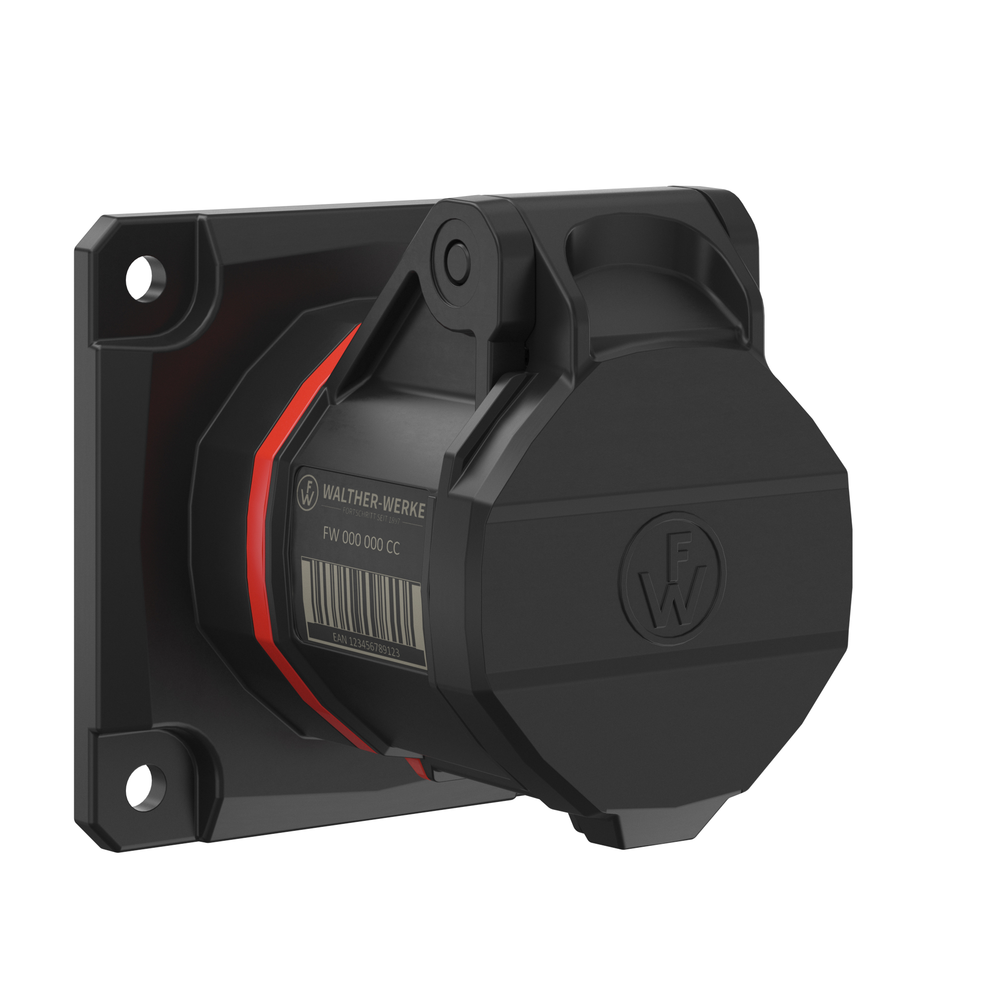 Walther Werke CEE NEO Anbaudose gerade 16A 5P 6h IP54 FW410506CC