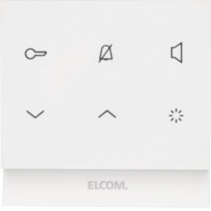 Elcom Innenstation-Audio eckig2Dpolarws glänz REK221Y
